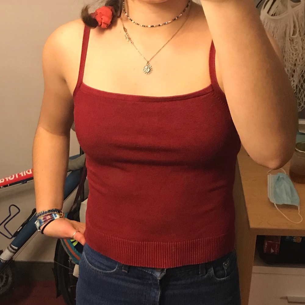 Vintage Red Tank Top